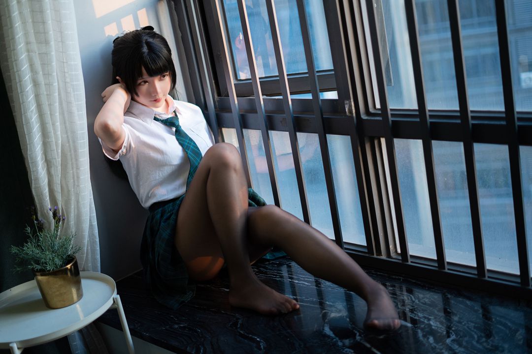 [COS写真]星之迟迟–JK-绿插图8